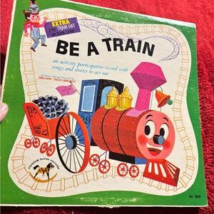Be A Train a activity Participation Record With Songs and Stories LP Vinyl